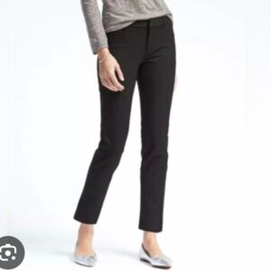 Banana Republic Sloan black pants size 6P